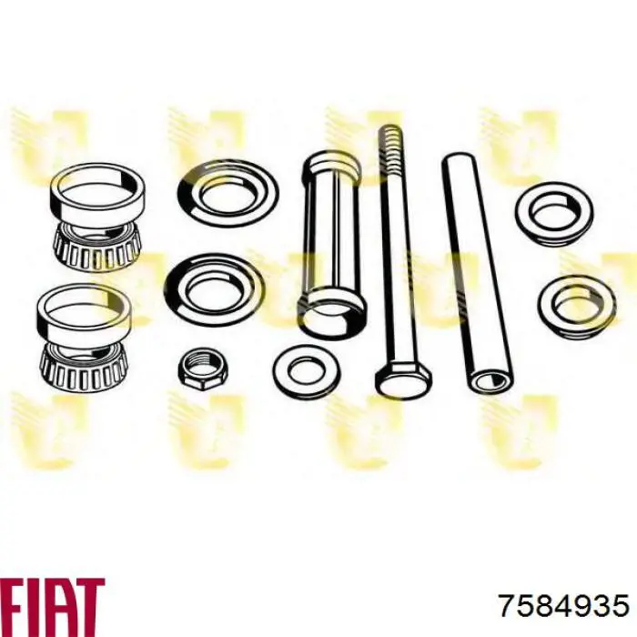 Буфер-відбійник амортизатора заднього 7584935 Fiat/Alfa/Lancia