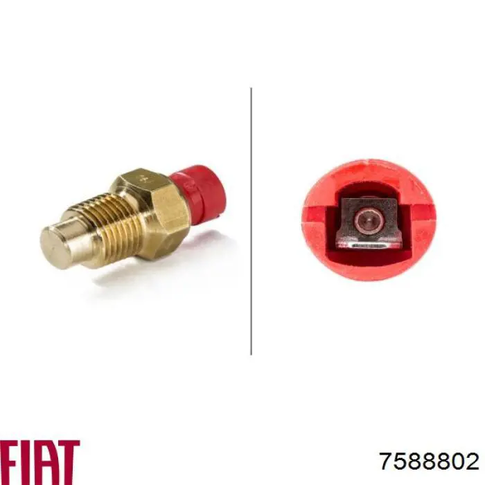 Датчик температури охолоджуючої рідини, на прилад Fiat/Alfa/Lancia 7588802 ціна, від 3.80 USD