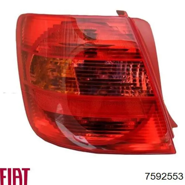 Ліхтар задній лівий Fiat/Alfa/Lancia 7592553 ціна, від 26.65 USD