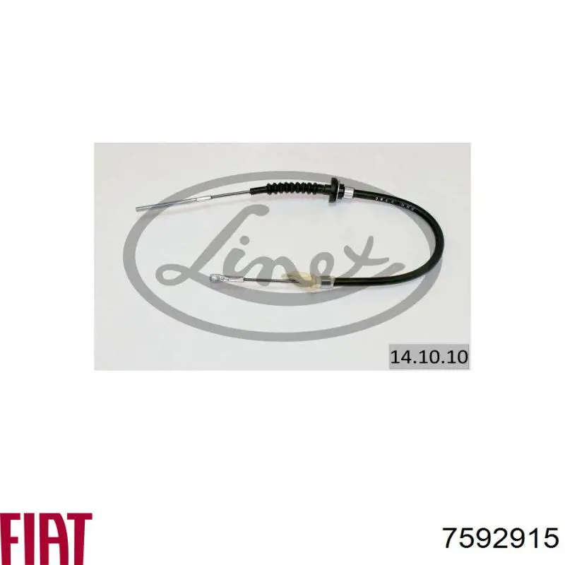 Трос зчеплення Fiat/Alfa/Lancia 7592915 ціна, від 5.07 USD