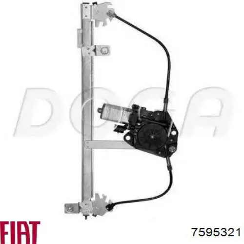 Купити 7595321 Fiat/Alfa/Lancia Склопідйомник передньої правої двері