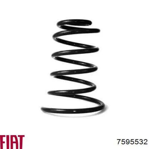 7595532 Fiat/Alfa/Lancia Пружина амортизатора передняя