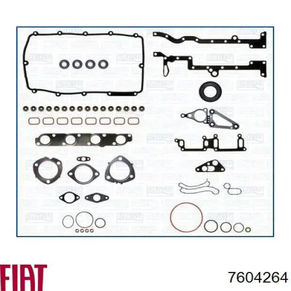 Прокладка головки блока циліндрів (ГБЦ) 7604264 Fiat/Alfa/Lancia