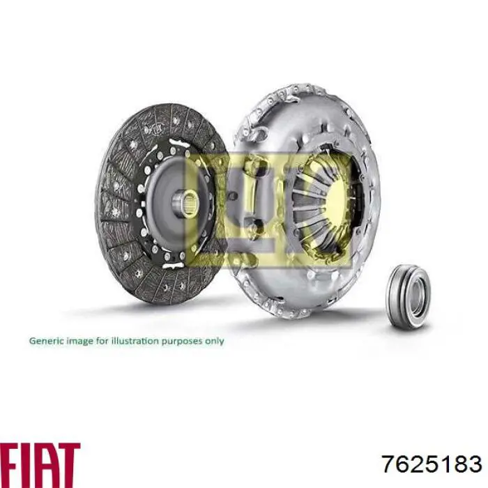 7625183 Fiat/Alfa/Lancia Диск зчеплення