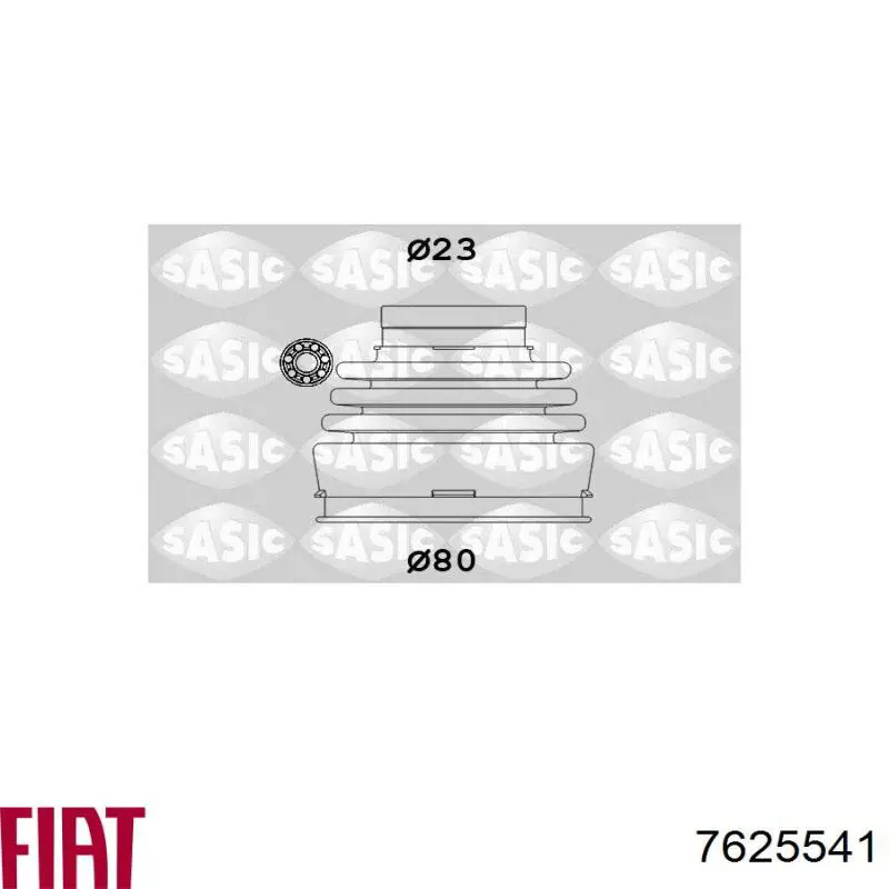 Пильник гранати внутрішній, передній півосі Fiat/Alfa/Lancia 7625541 ціна, від 15.39 USD