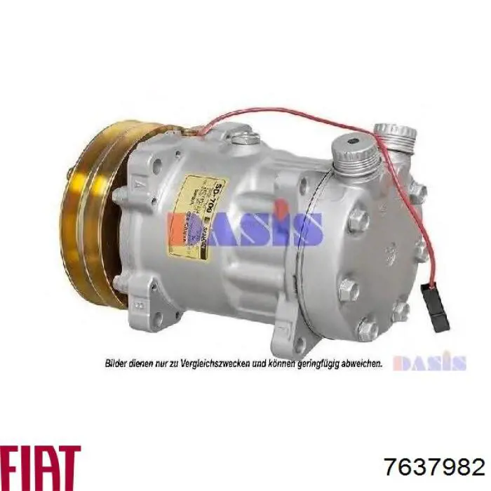 Компресор кондиціонера 7637982 Fiat/Alfa/Lancia