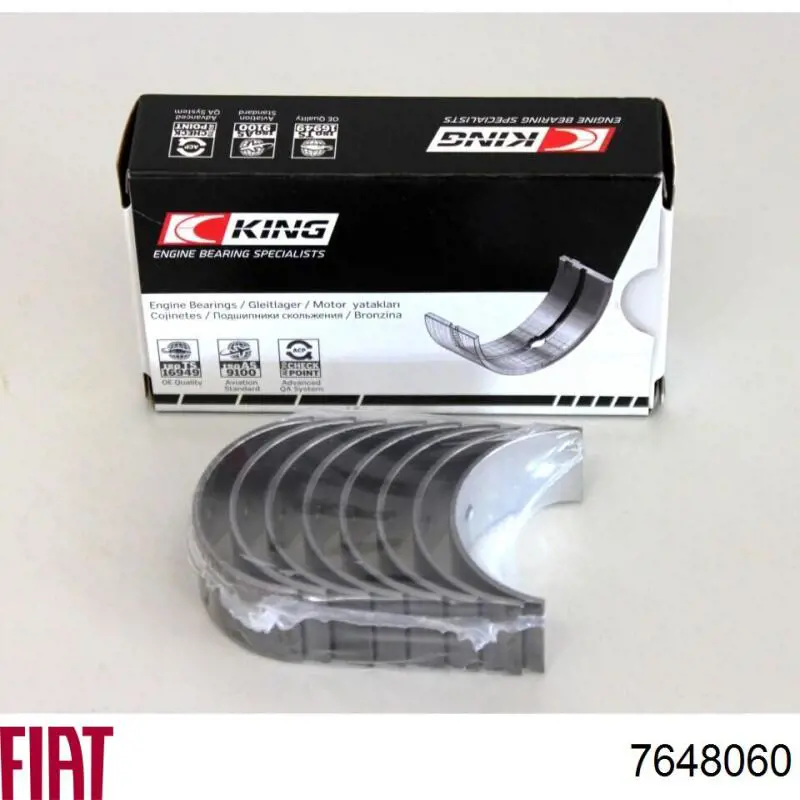 Шатунні вклалиші колінвала STD Fiat/Alfa/Lancia 7648060 ціна, від 12.67 USD