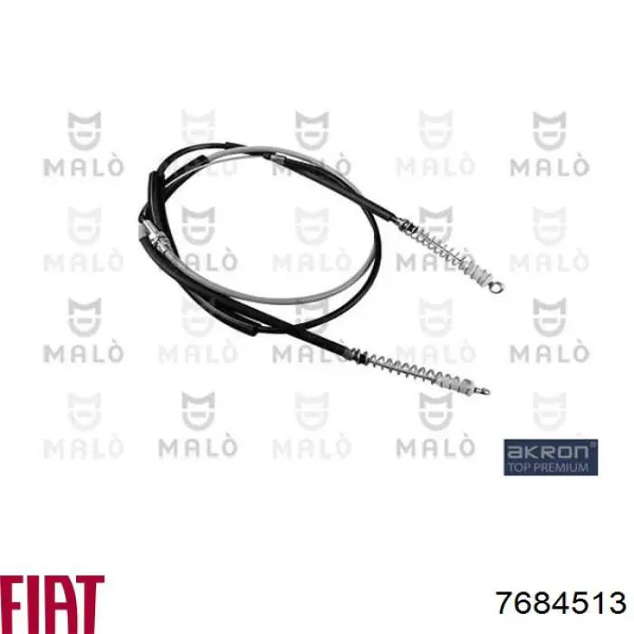 Трос ручного гальма задній, правий/лівий Fiat/Alfa/Lancia 7684513 ціна, від 18.50 USD