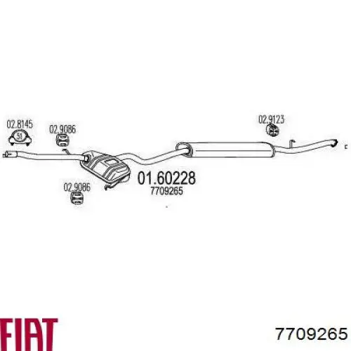 Глушник, середня і задня частина Polmostrow 715 ціна, від 88.72 USD