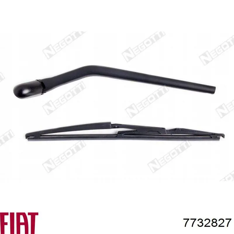 Важіль-поводок склоочисника заднього скла Fiat/Alfa/Lancia 7732827 ціна, від 9.37 USD