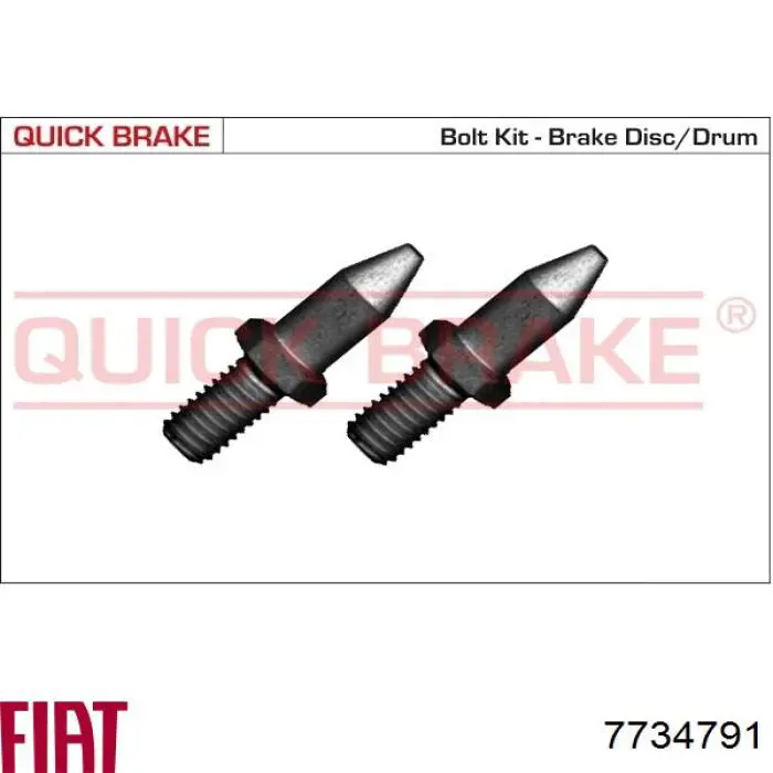 Купити 7734791 Fiat/Alfa/Lancia Болт гальмівного диска