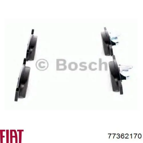 Купити 77362170 Fiat/Alfa/Lancia Колодки гальмівні передні, дискові