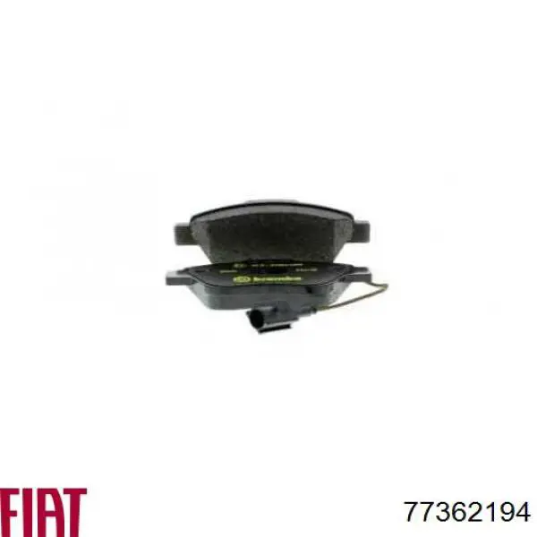 Купити 77362194 Fiat/Alfa/Lancia Колодки гальмівні передні, дискові