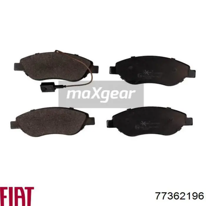 Передні тормозні колодки 77362196 Fiat/Alfa/Lancia