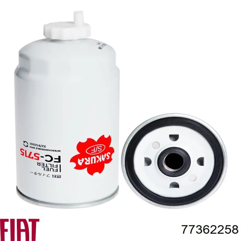 Купити 77362258 Fiat/Alfa/Lancia Фільтр-відстійник палива грубої очистки