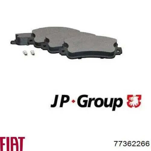 Передні тормозні колодки 77362266 Fiat/Alfa/Lancia