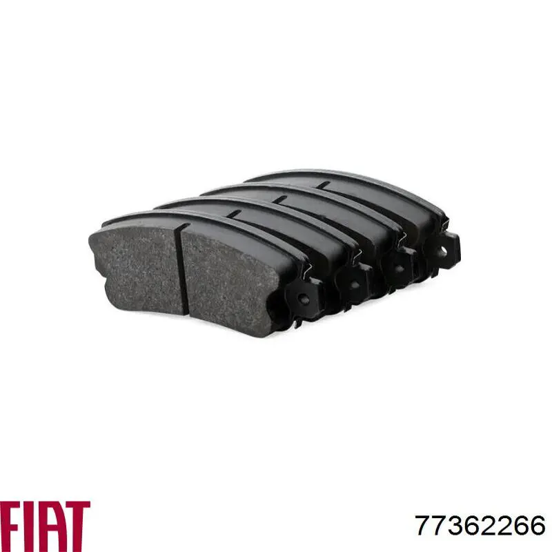 77362266 Fiat/Alfa/Lancia Передні гальмівні колодки