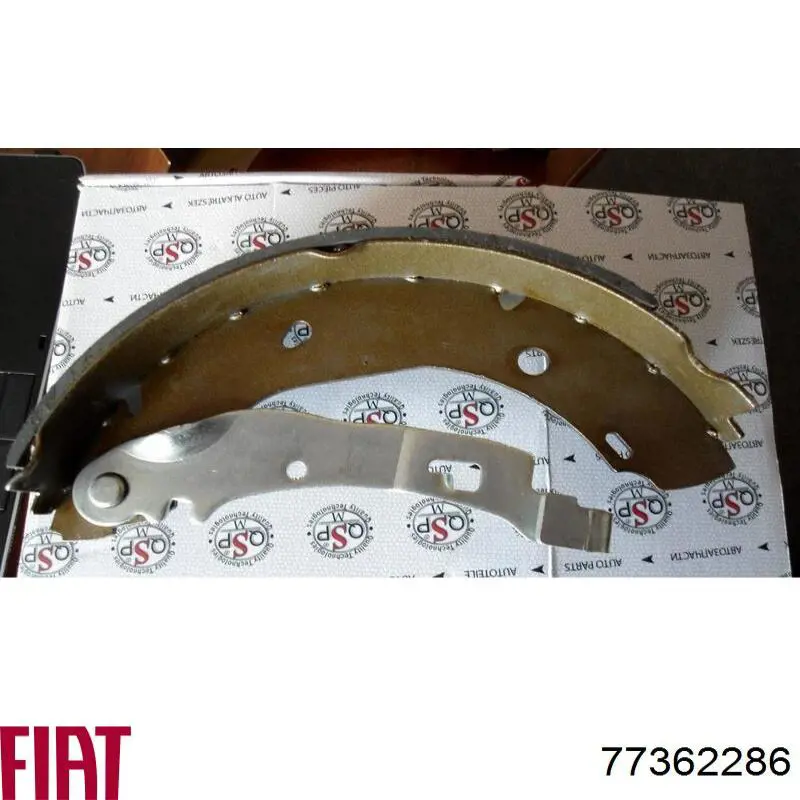 77362286 Fiat/Alfa/Lancia Колодки гальмівні задні, барабанні