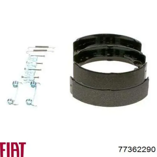 Колодки ручника 77362290 Fiat/Alfa/Lancia