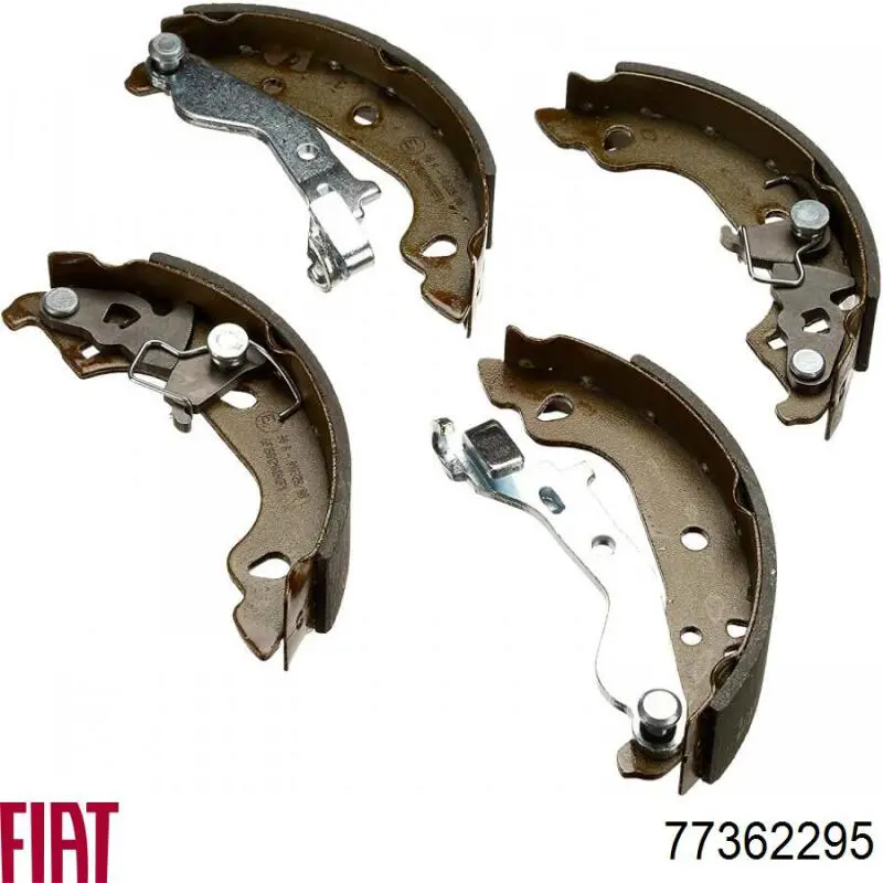 Колодки гальмові задні, барабанні Fiat/Alfa/Lancia 77362295 ціна, від 25.73 USD
