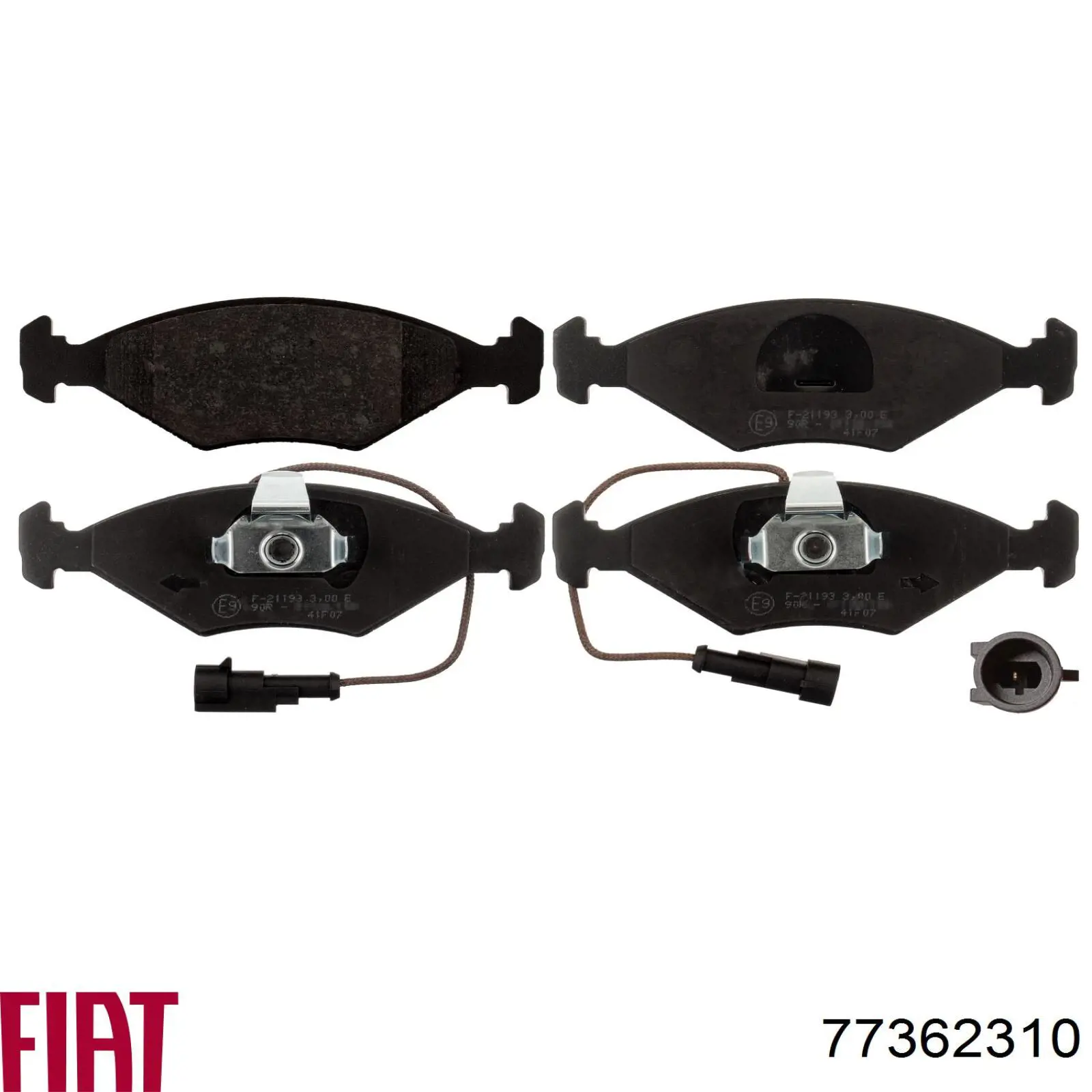 Гальмівні колодки Fiat/Alfa/Lancia 77362310 ціна, від 20.49 USD