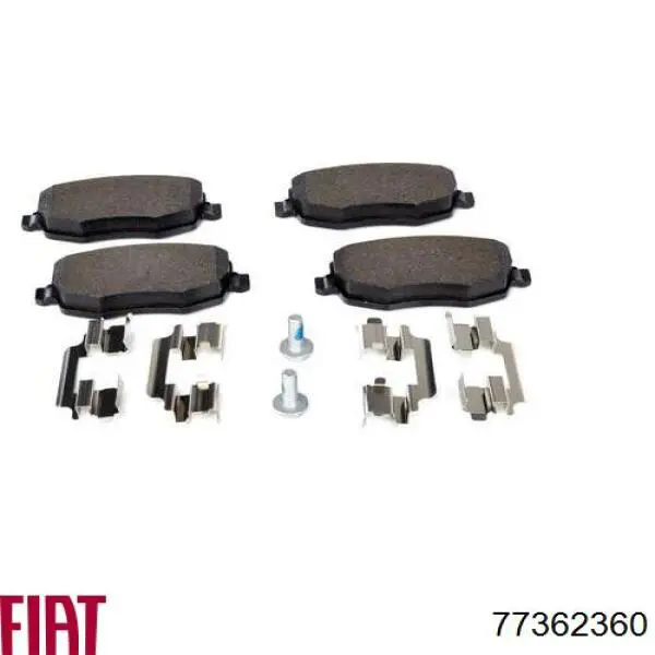 Гальмівні колодки Fiat/Alfa/Lancia 77362360 ціна, від 27.96 USD