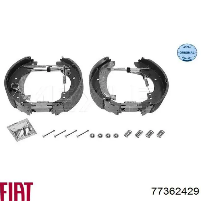 77362429 Fiat/Alfa/Lancia Колодки гальмівні задні, барабанні