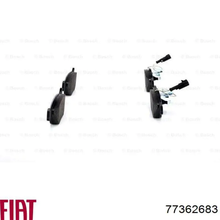 Гальмівні колодки Fiat/Alfa/Lancia 77362683 ціна, від 25.67 USD