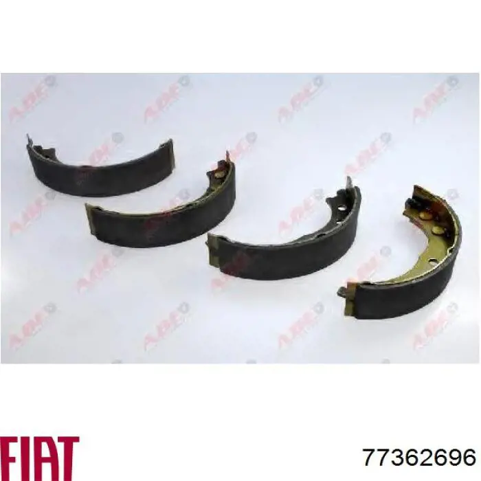 77362696 Fiat/Alfa/Lancia Гальмівні колодки ручника