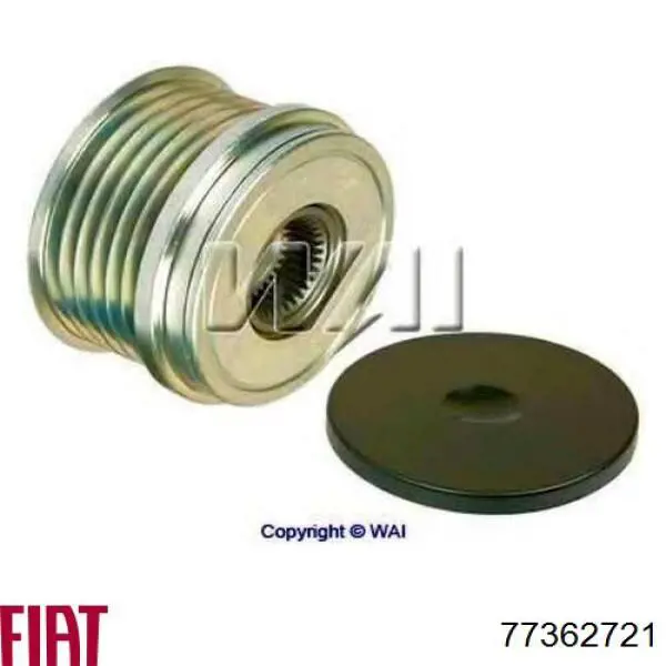 Інерційний шків Fiat/Alfa/Lancia 77362721 ціна, від 26.49 USD