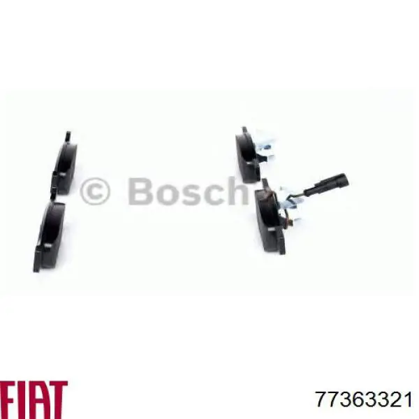 Передні тормозні колодки 77363321 Fiat/Alfa/Lancia