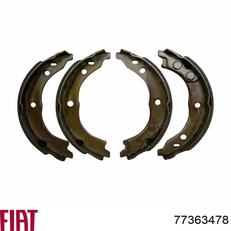 Колодки ручника 77363478 Fiat/Alfa/Lancia