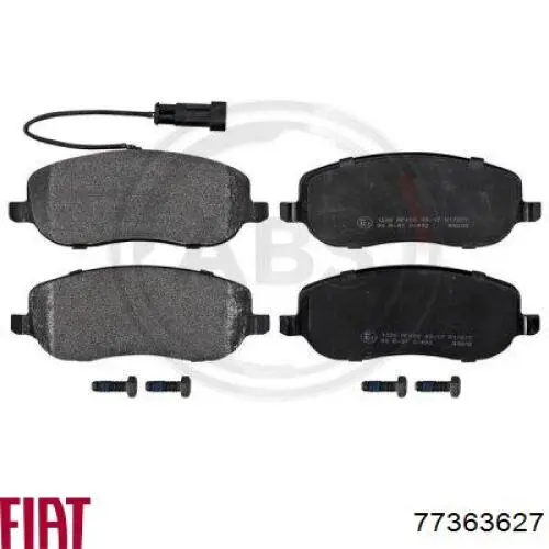 Передні тормозні колодки 77363627 Fiat/Alfa/Lancia