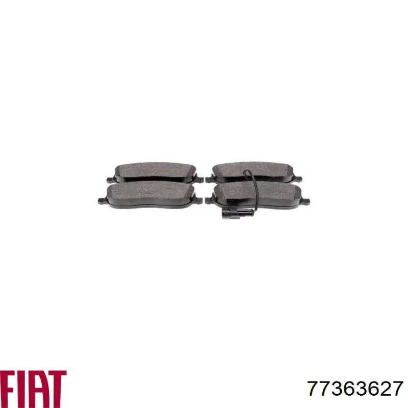 Гальмівні колодки Fiat/Alfa/Lancia 77363627 ціна, від 23.39 USD