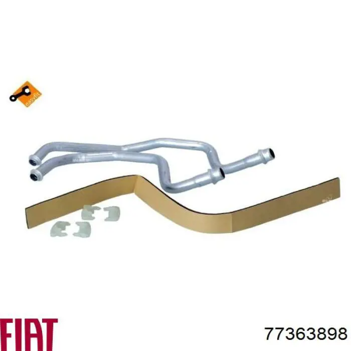 Купити 77363898 Fiat/Alfa/Lancia Теплообмінник