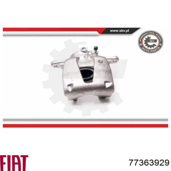 Супорт гальмівний передній лівий 77363929 Fiat/Alfa/Lancia