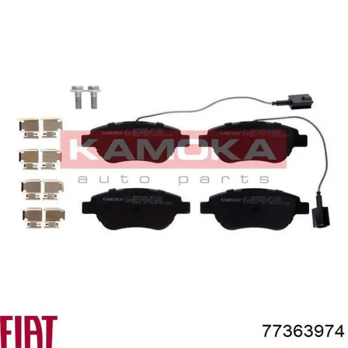 Передні тормозні колодки 77363974 Fiat/Alfa/Lancia