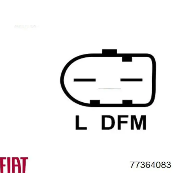 77364083 Fiat/Alfa/Lancia Реле-регулятор (напруги)