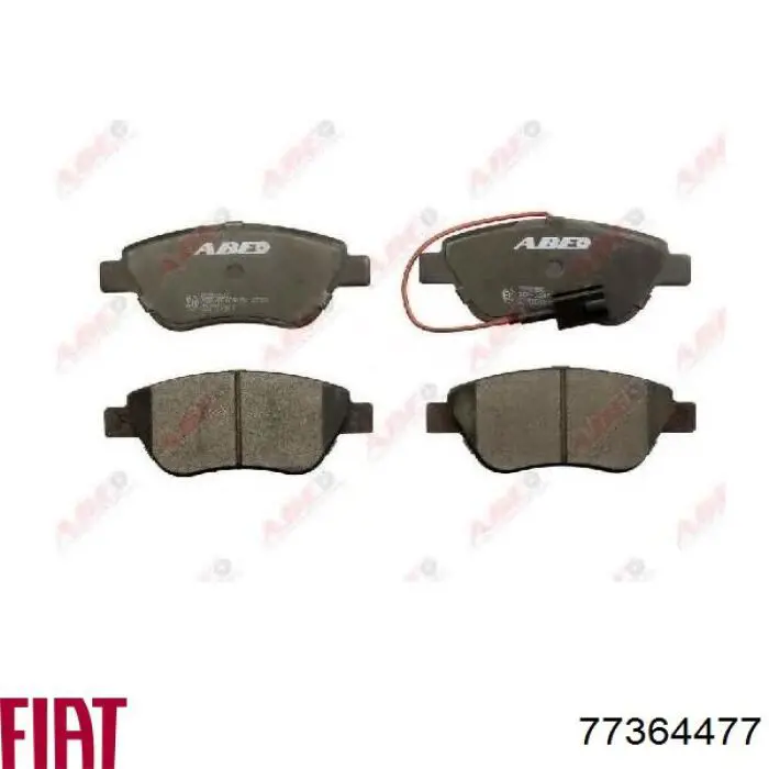 Гальмівні колодки Fiat/Alfa/Lancia 77364477 ціна, від 18.56 USD