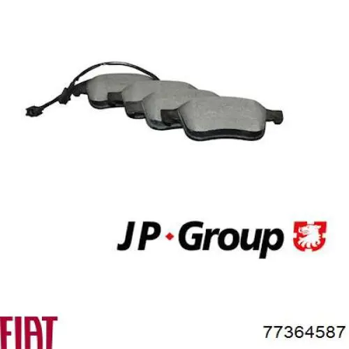 Гальмівні колодки Fiat/Alfa/Lancia 77364587 ціна, від 27.90 USD