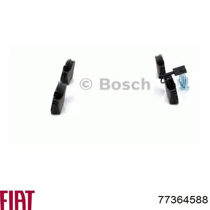 77364588 Fiat/Alfa/Lancia Передні гальмівні колодки