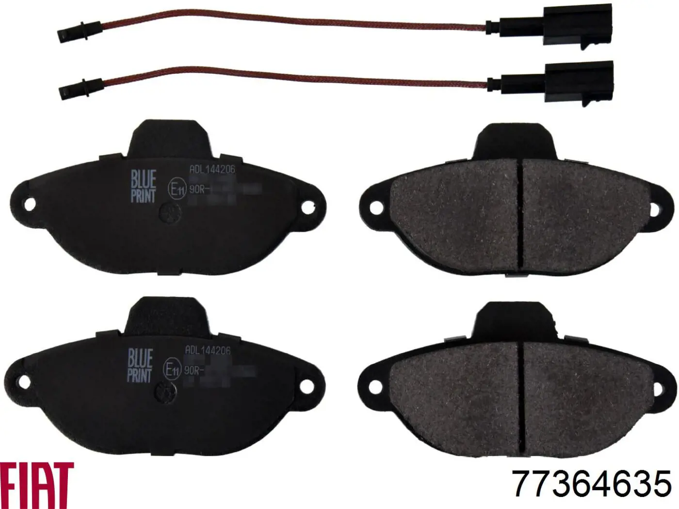 Купити 77364635 Fiat/Alfa/Lancia Колодки гальмівні передні, дискові
