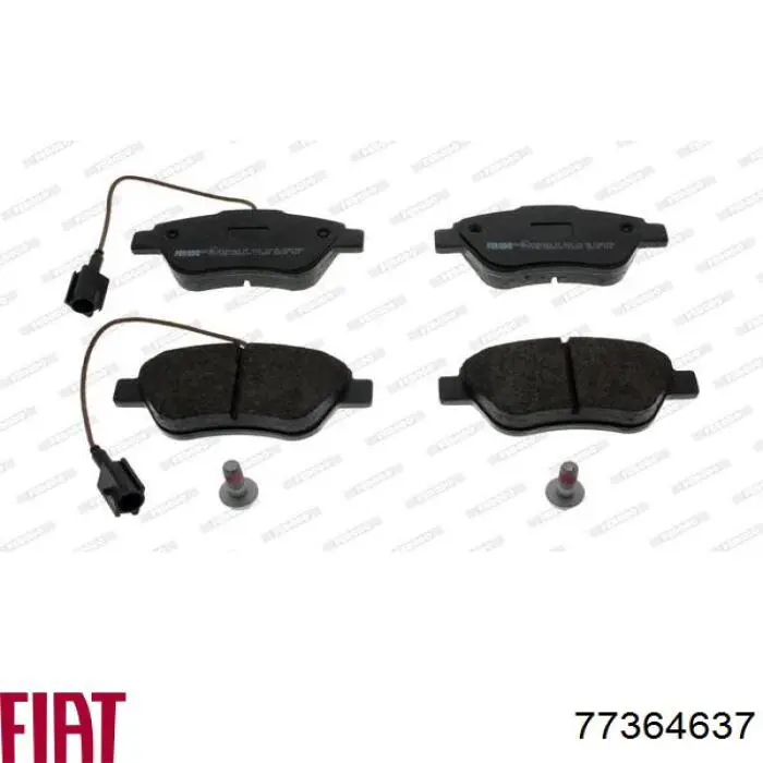 Гальмівні колодки Fiat/Alfa/Lancia 77364637 ціна, від 23.44 USD