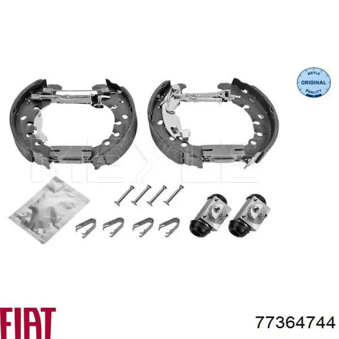 Колодки гальмові задні, барабанні Fiat/Alfa/Lancia 77364744 ціна, від 24.92 USD