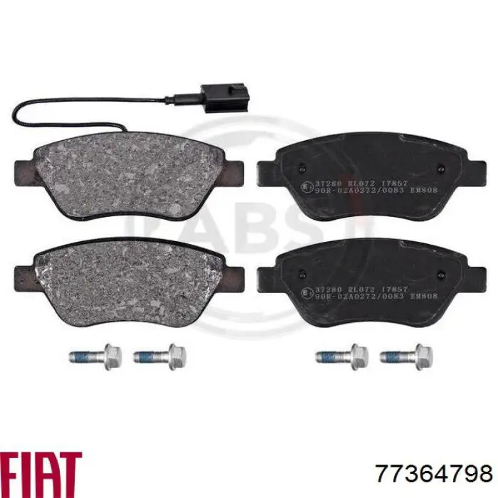 Купити 77364798 Fiat/Alfa/Lancia Колодки гальмівні передні, дискові