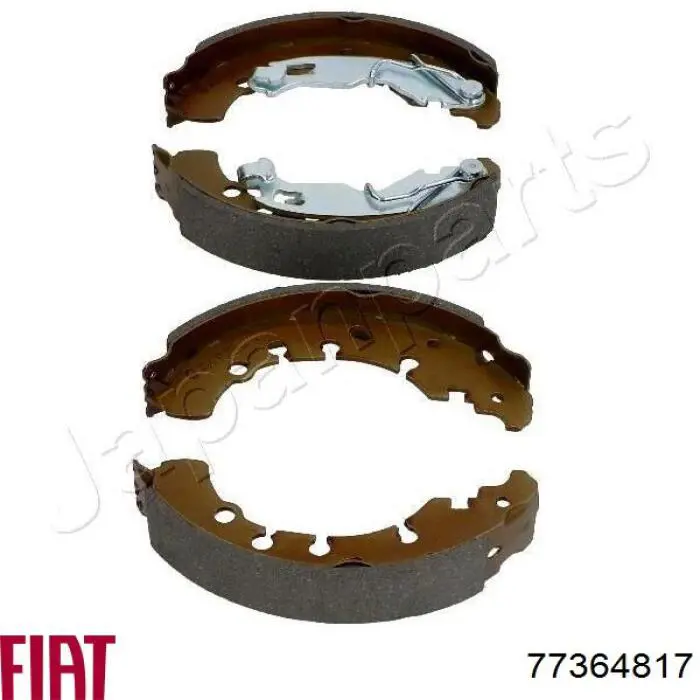 Колодки гальмові задні, барабанні 77364817 Fiat/Alfa/Lancia