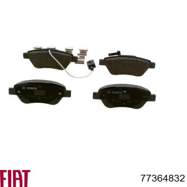 Гальмівні колодки Fiat/Alfa/Lancia 77364832 ціна, від 20.38 USD