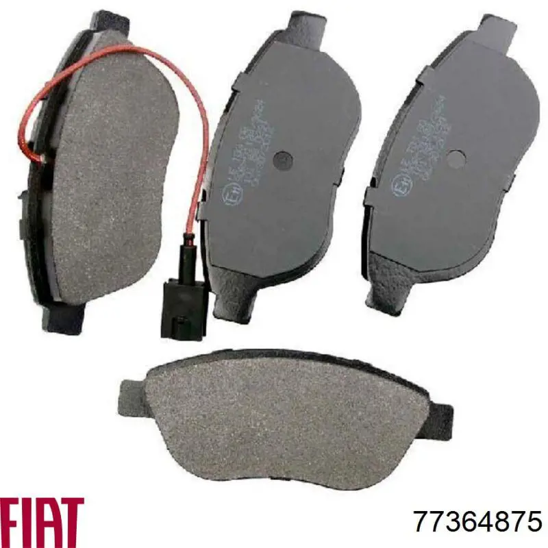 Передні тормозні колодки 77364875 Fiat/Alfa/Lancia