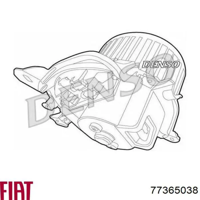 77365038 Fiat/Alfa/Lancia Електромотор пічки