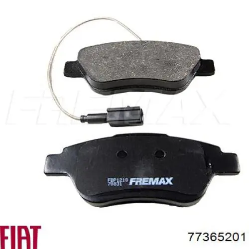 Гальмівні колодки Fiat/Alfa/Lancia 77365201 ціна, від 30.28 USD